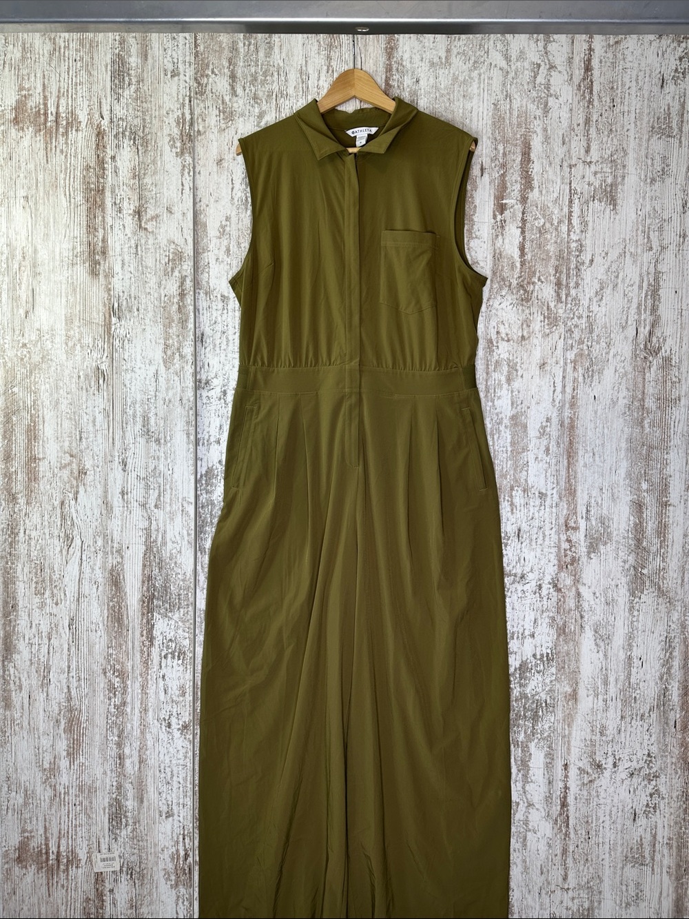Athleta Brooklyn Heights Wide Leg Jumpsuit Women’s Sz 16 - Picture 2 of 12